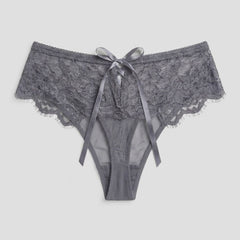 Soft Lace Mid Rise Thongs-Pack of 3