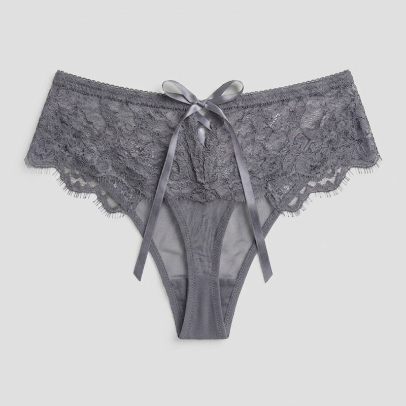 Soft Lace Mid Rise Thongs-Pack of 3