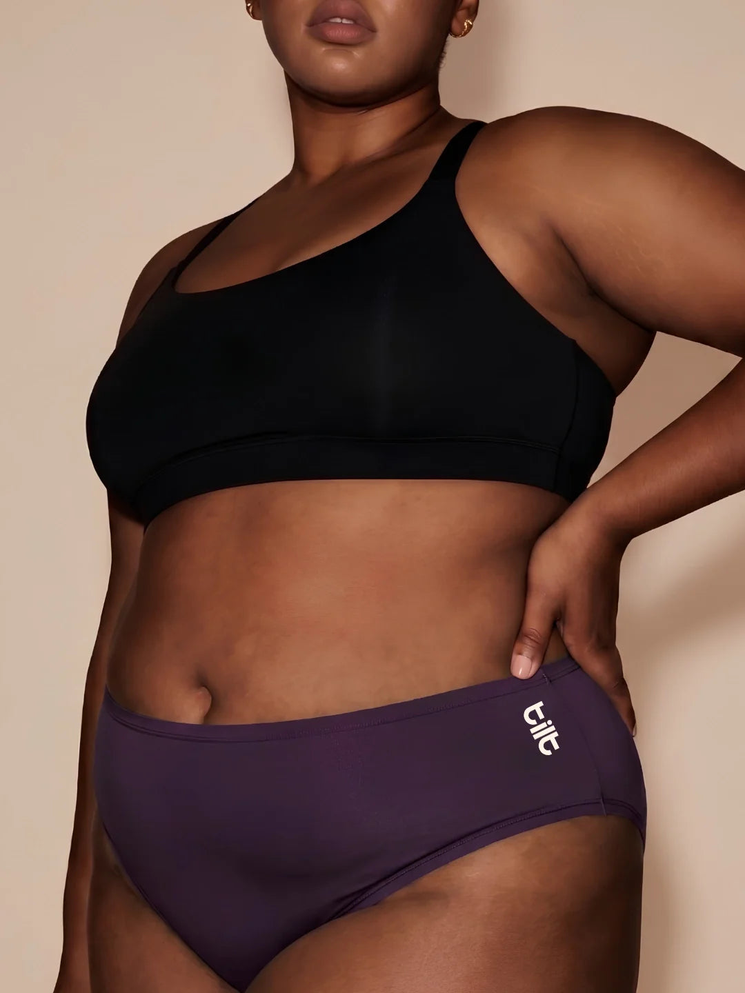 2 Pack - Violet Bamboo Absorbent Underwear