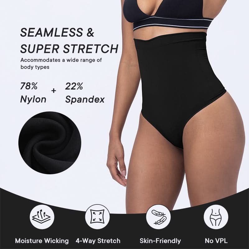 High Waisted Tummy Control Thongs
