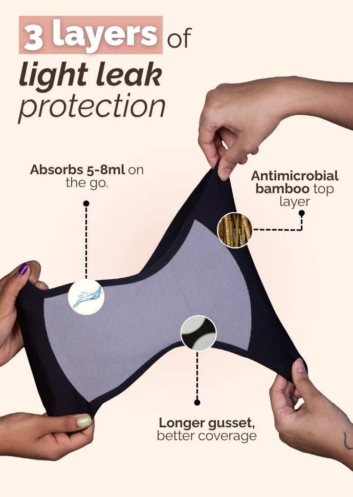 3 Pack - Beige Mid-waist Seamless Underwear