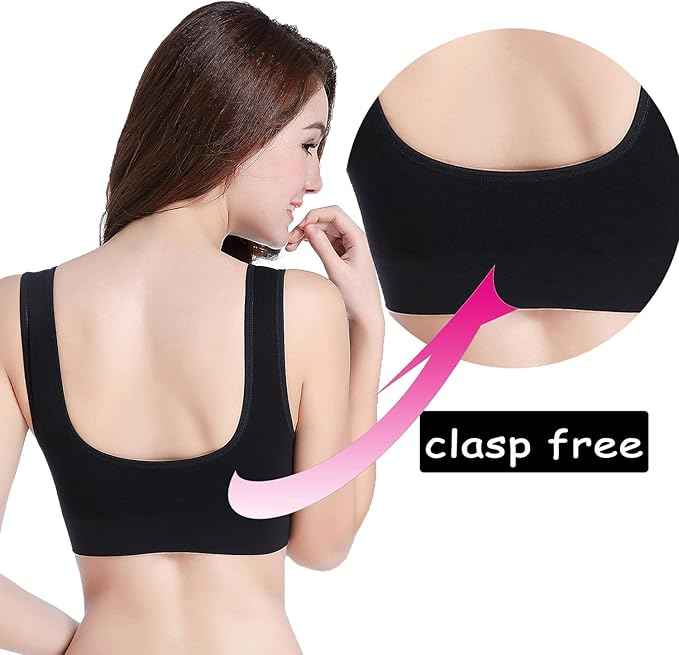Pack Of 2 Womens Fashion Sports Bra | Seamless, Padded, Non-Wired Gym & Yoga Bra | High Support, Comfortable Everyday Bralette