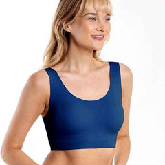 Pullover Wireless Bras for Women, Seamless Full Coverage U Neck No wire T-Shirt Bra