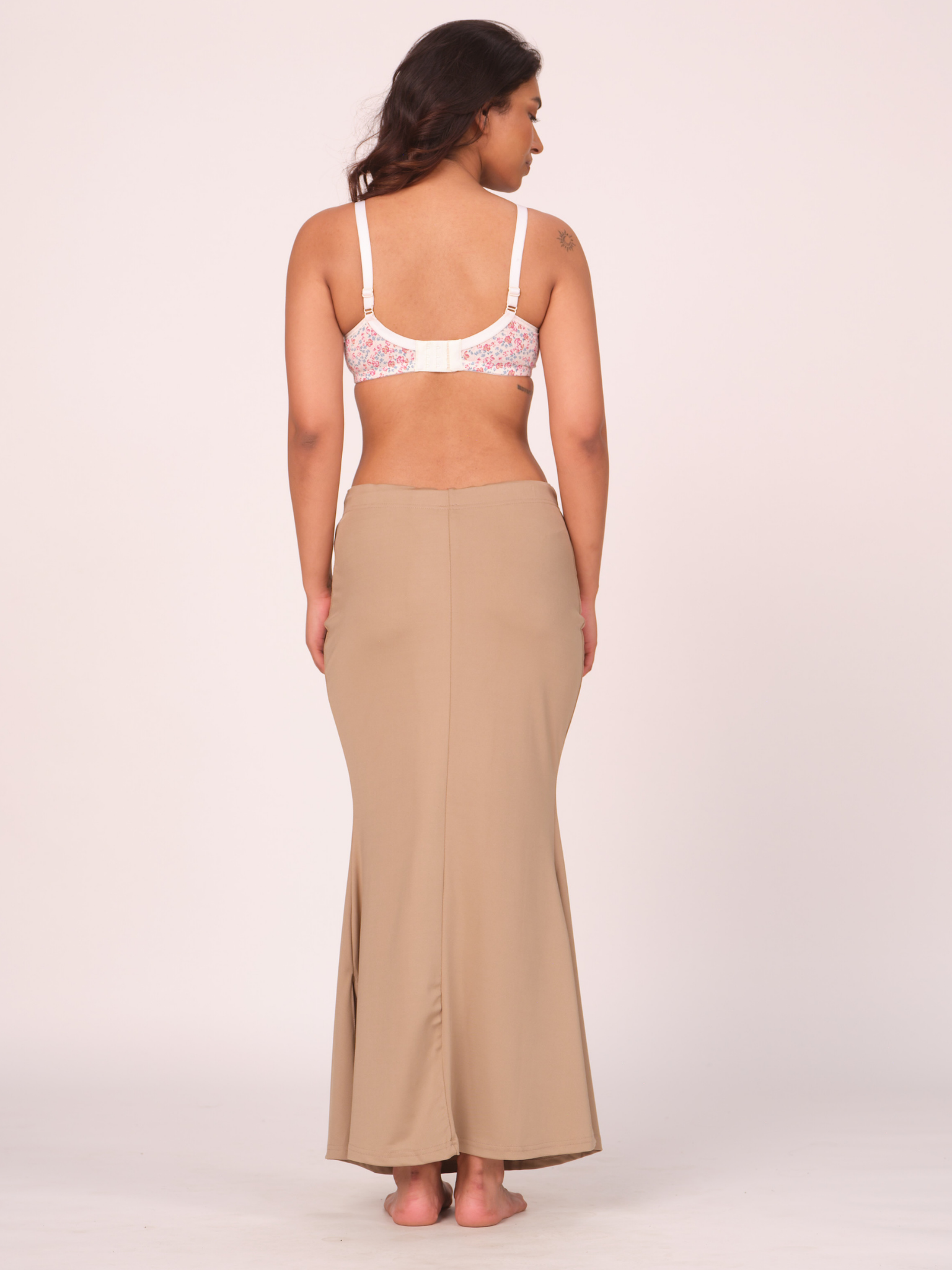 Munns & Mars Polyester Fish-Cut Saree Shapewear