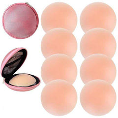 (Pack Of 4 Set )Women's Reusable Nipple Cover Adhesive Bra Pad
