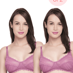 MAXTOUCH | Non Padded Lace Bra (COMBO)