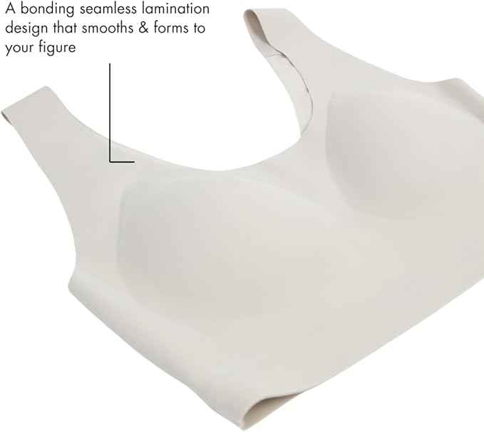 Pullover Wireless Bras for Women, Seamless Full Coverage U Neck No wire T-Shirt Bra