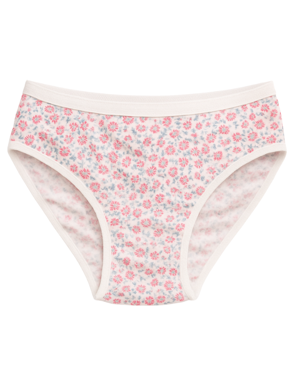 Mid Waist Hipster Panty (Outer Elastic-Printed)