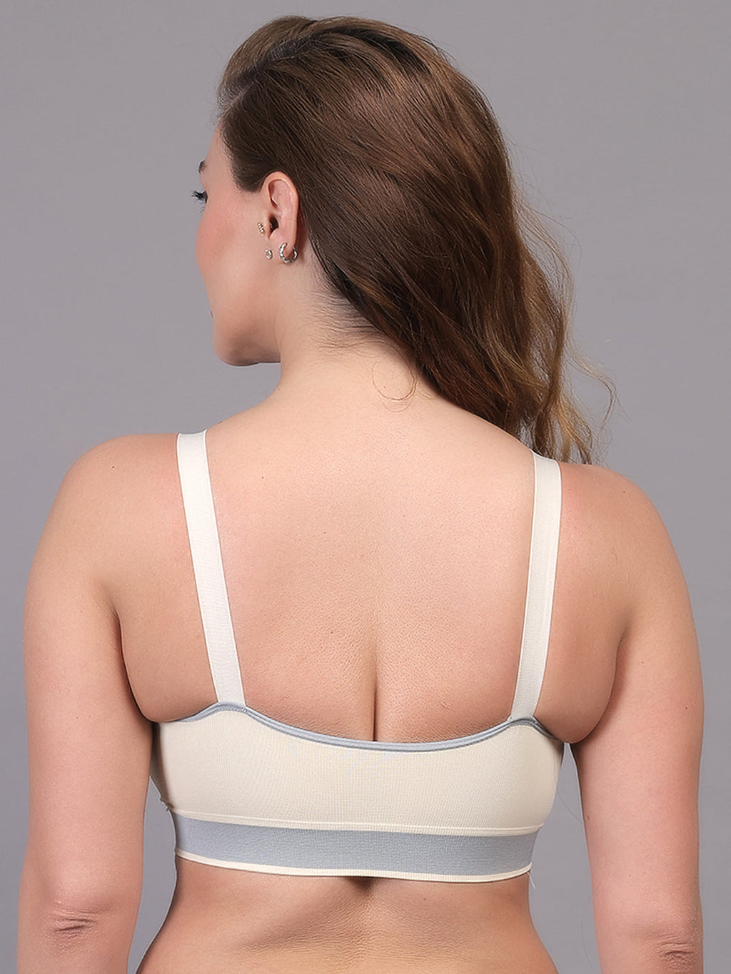 Women Beginners Anti Bacterial Full Coverage Lightly Padded Sports Bra