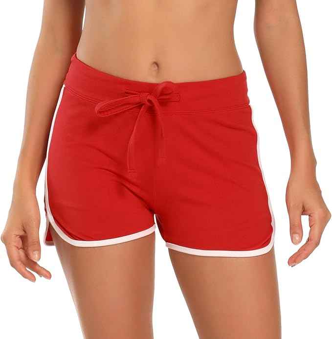Plus Size for Women Cotton Shorts Dolphin Design Athletic Shorts Women Sports Shorts for Dance, Yoga, Running