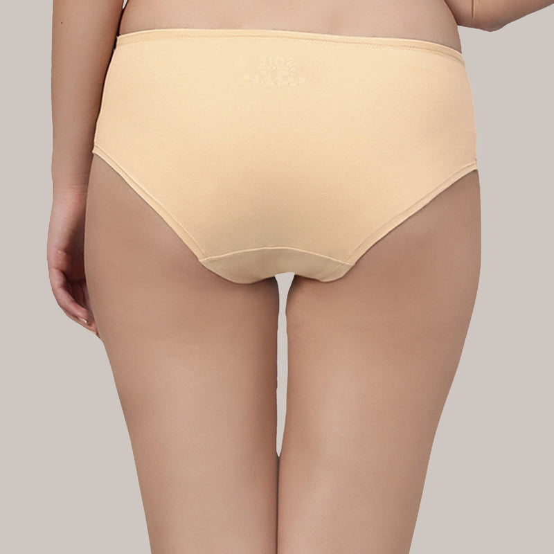 All-Day Comfort Mid Rise Cotton Briefs –(Assorted Pack of 2)