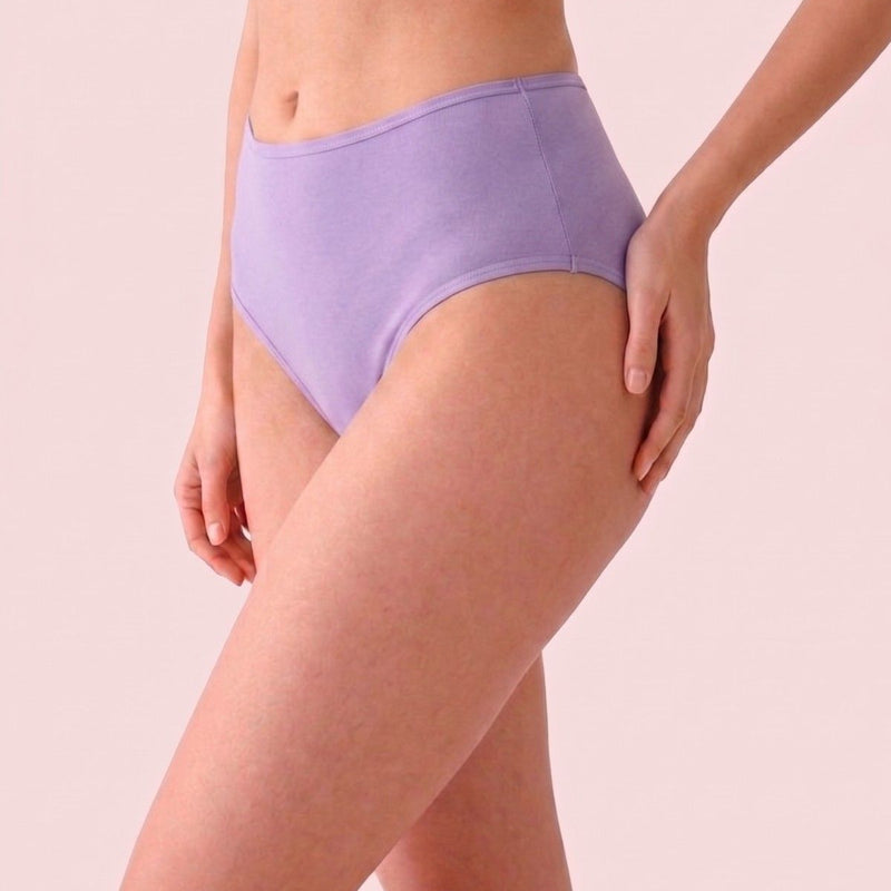 Women High Rise Cotton Hipster Panty -Pack Of 3