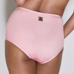 MAROON Rise Luxe Find My Skin Tone Nylon Elastane High Rise Briefs Soft Stretchy Full Coverage High Waist Hold Zero Roll Grip Vanishing Waistband Hipster Pack of 2 Panty Combo