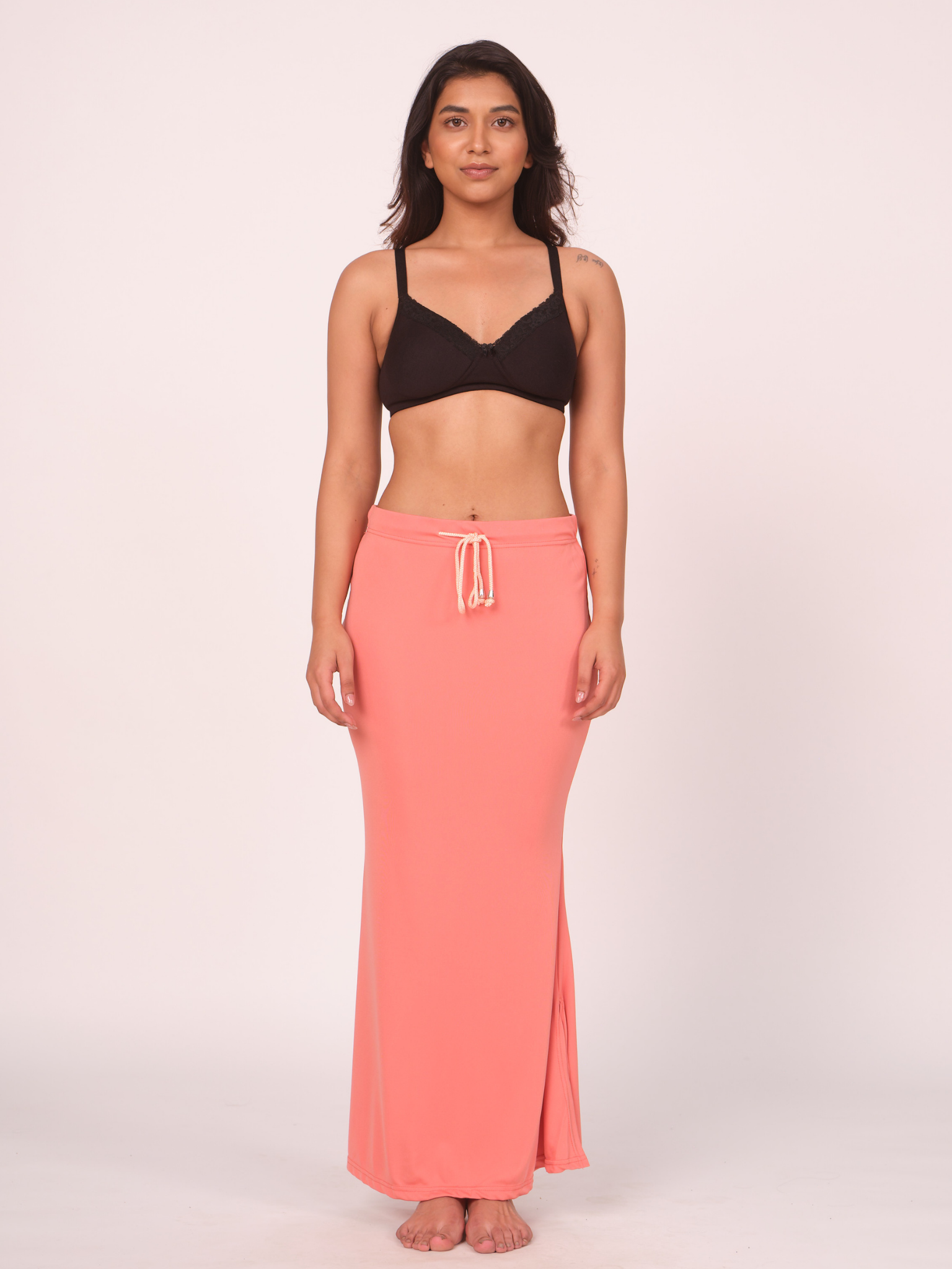 Munns & Mars Polyester Fish-Cut Saree Shapewear