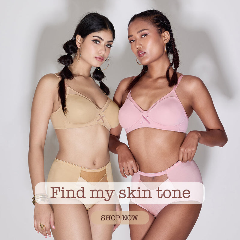 MAROON Trueline Find My Skin Tone Seamless Non-Padded T-Shirt Cloud Soft Lift Active Stretch Women Everyday Bra - Strawberry