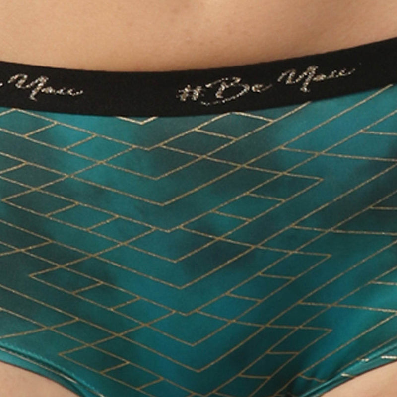SOIE Woman - High Rise Full Coverage Printed Boyshorts - Panty -for Women
