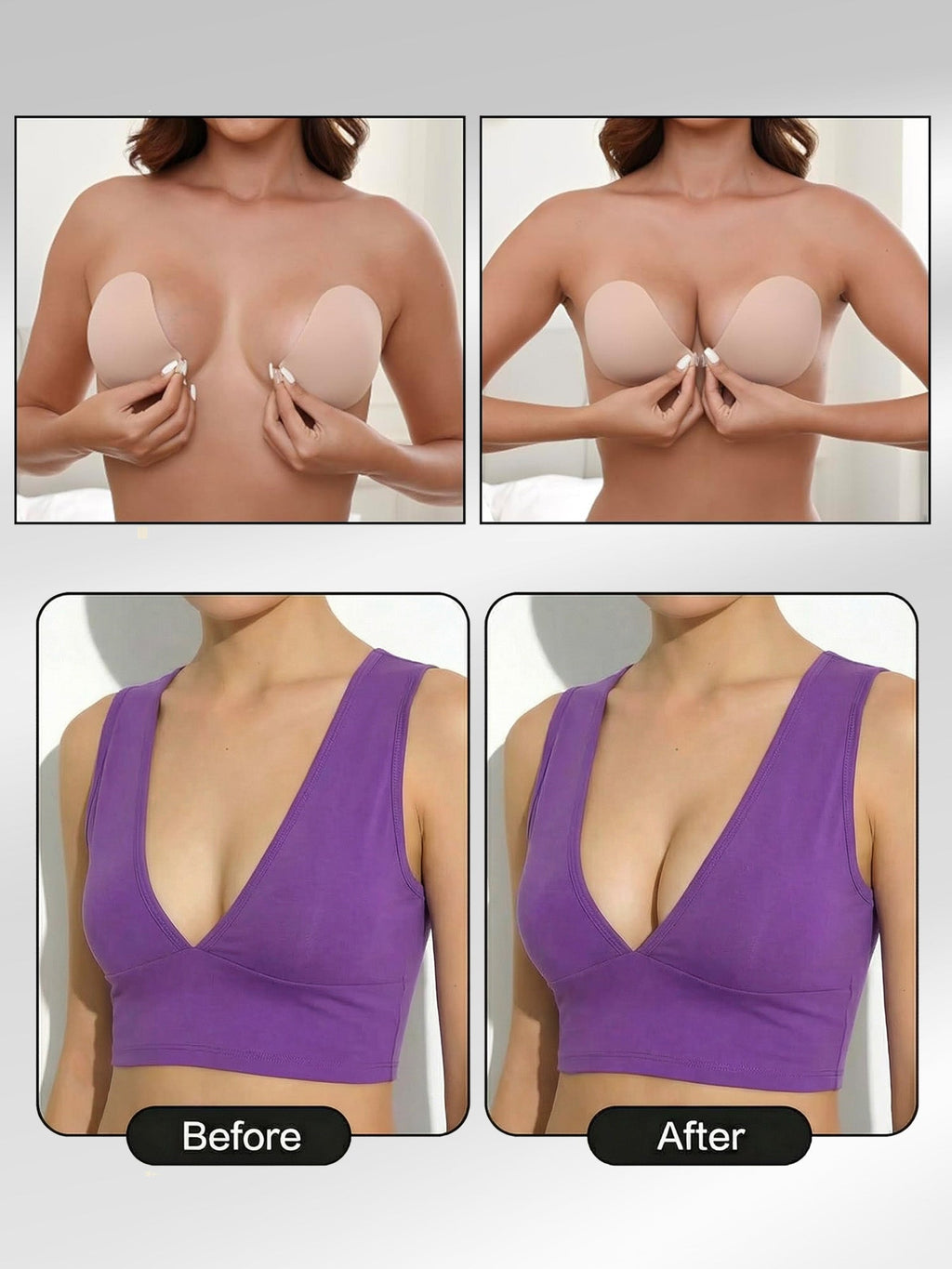 Cleavage Bra X Shaper Brief