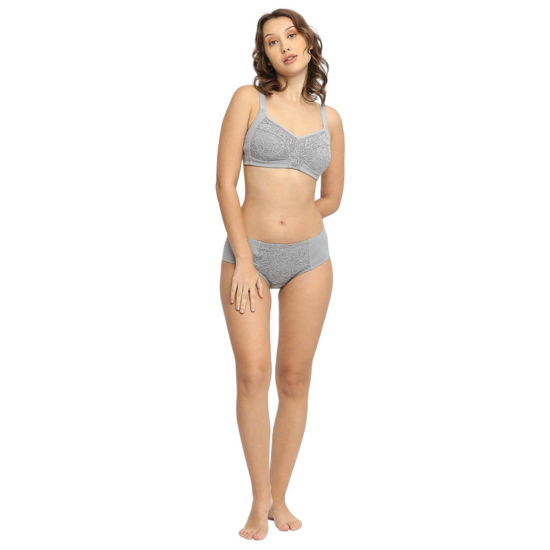 SOIE Woman - High Waist Full Coverage Lace Panty - Panty -for Women