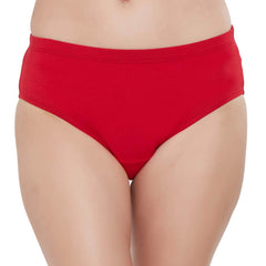 SOIE Woman - High Rise Full Coverage Solid Colour Cotton Stretch Hipster Assorted Panty (Pack of 3) - Panty -for Women