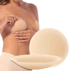Women's Free Size 1 Pairs Adhesive Reusable Silicone Nipple Cover Pad