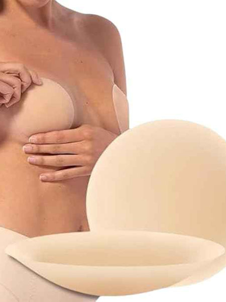 Women's Free Size 1 Pairs Adhesive Reusable Silicone Nipple Cover Pad