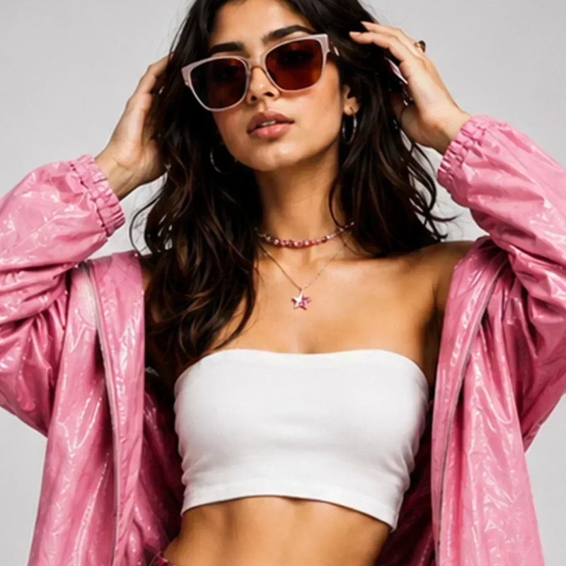 All Weather Bandeau Bra - White
