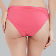 SOIE Woman - Low Rise Cotton Spandex Bikini (Assorted Pack of 3) - Panty -for Women
