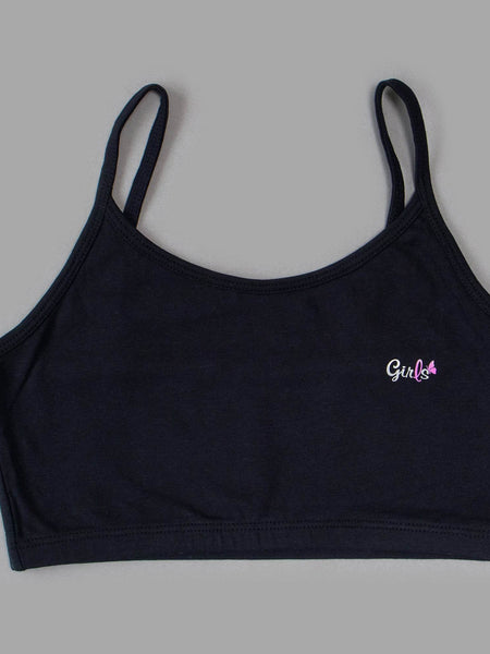 SOIE Woman - Cotton Spandex Super Soft Training Bra for Girls (Pack of 3) - -for Women