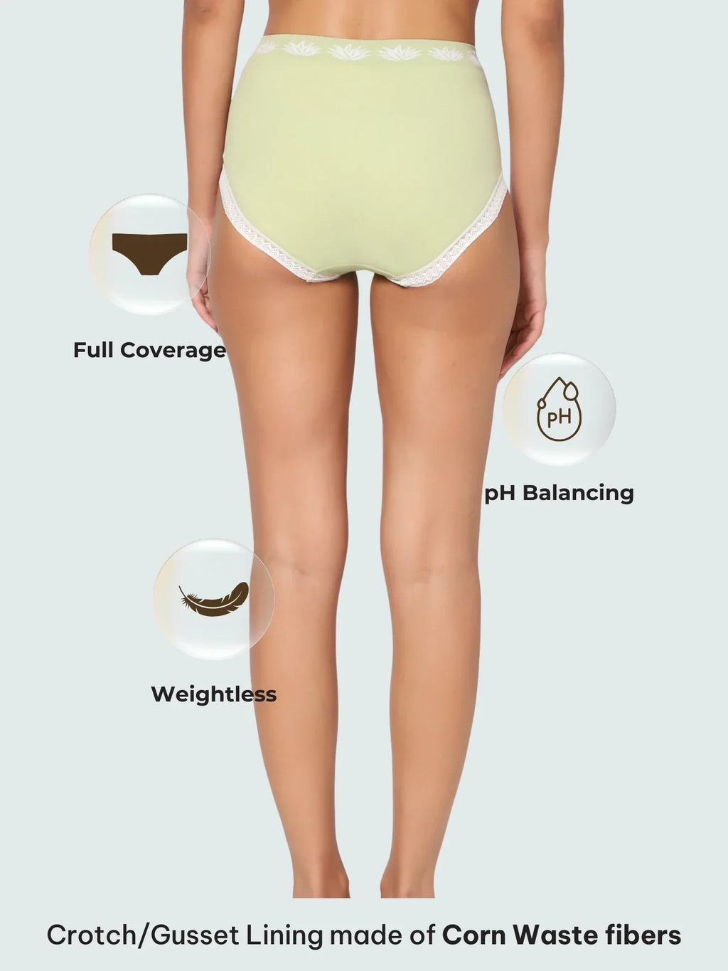 Panties for Daily Discharge - Cotton Candy Heavy-Duty Moisture-Wicking Hipsters Bundles