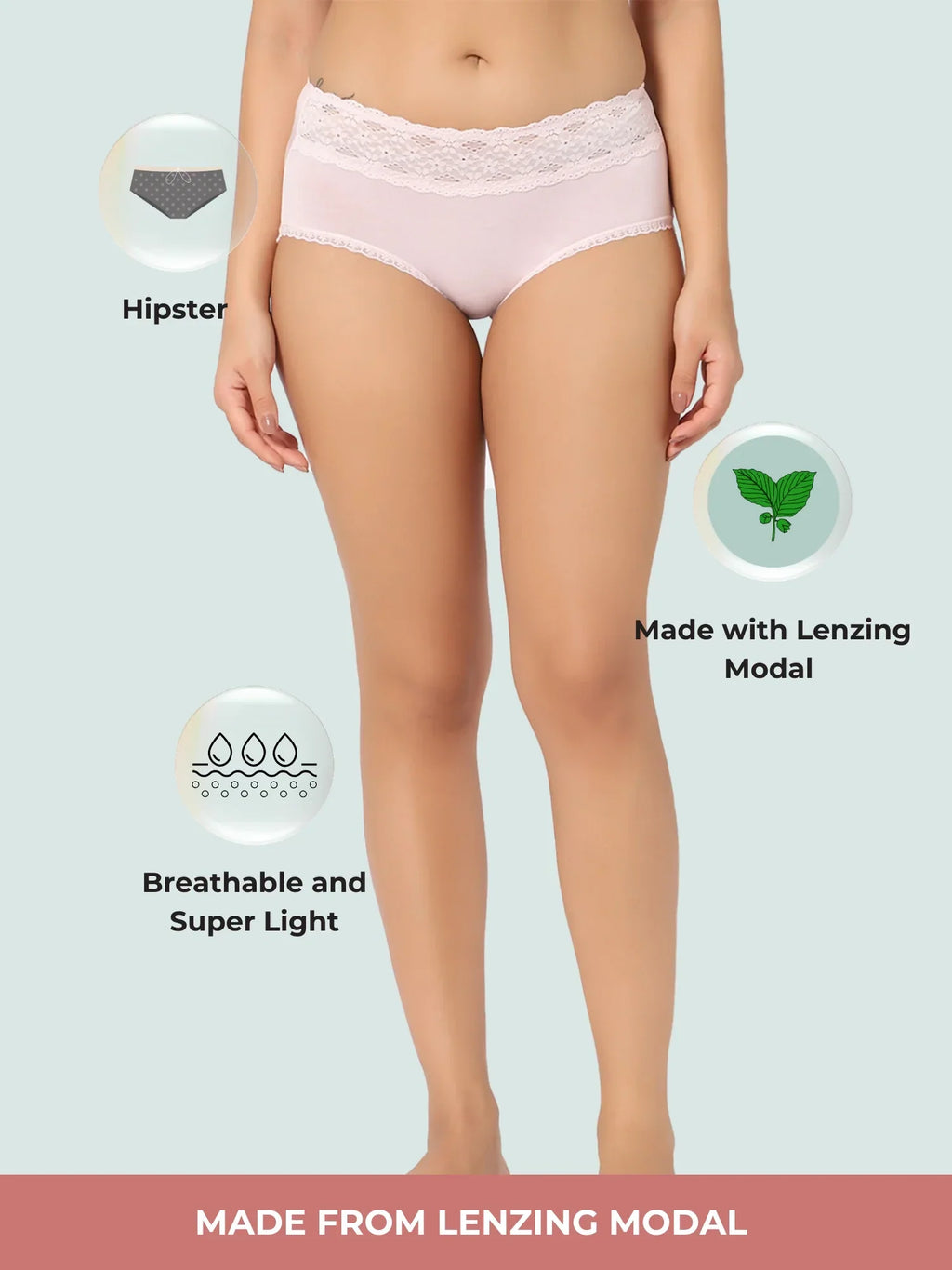 All Day Wellness Bundle - Modal Bae Hipster Briefs for Women