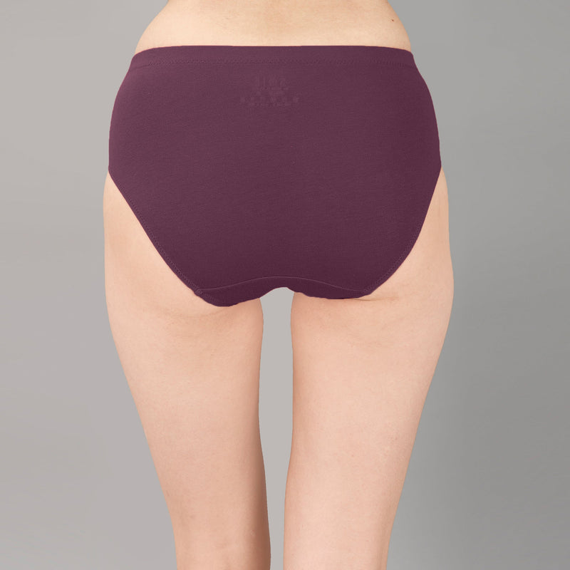 High Rise Full Coverage Cotton Hipsters – Pack of 3