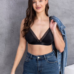 Velvet Bralette Non-Padded Non-Wired Bra