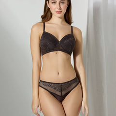 Jena Bra | Back Beauty Lace Design Padded Non-Wired Bra | Ultra Soft Cups
