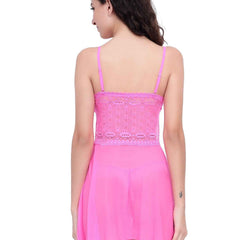 Women Night Wear Baby Doll With Lingerie Set
