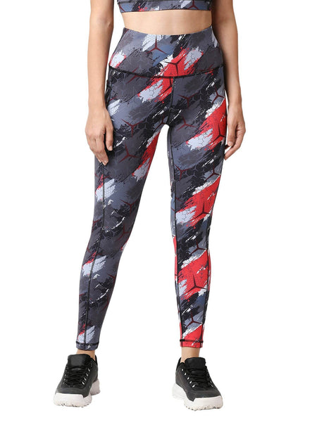SOIE Woman - High Waist Ankle Length Sports Leggings With Pockets - Sports Leggings -for Women
