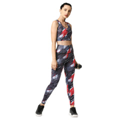 SOIE Woman - High Waist Ankle Length Sports Leggings With Pockets - Sports Leggings -for Women