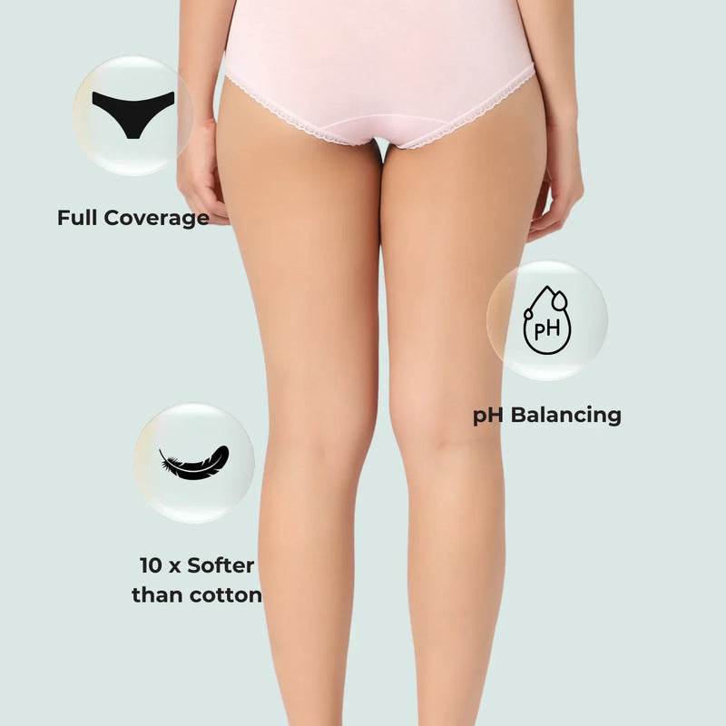 All Day Wellness Bundle - Modal Bae Hipster Briefs for Women