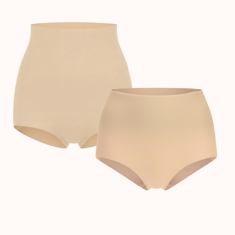 360 Sculpt – Beige Shapewear Brief Combo