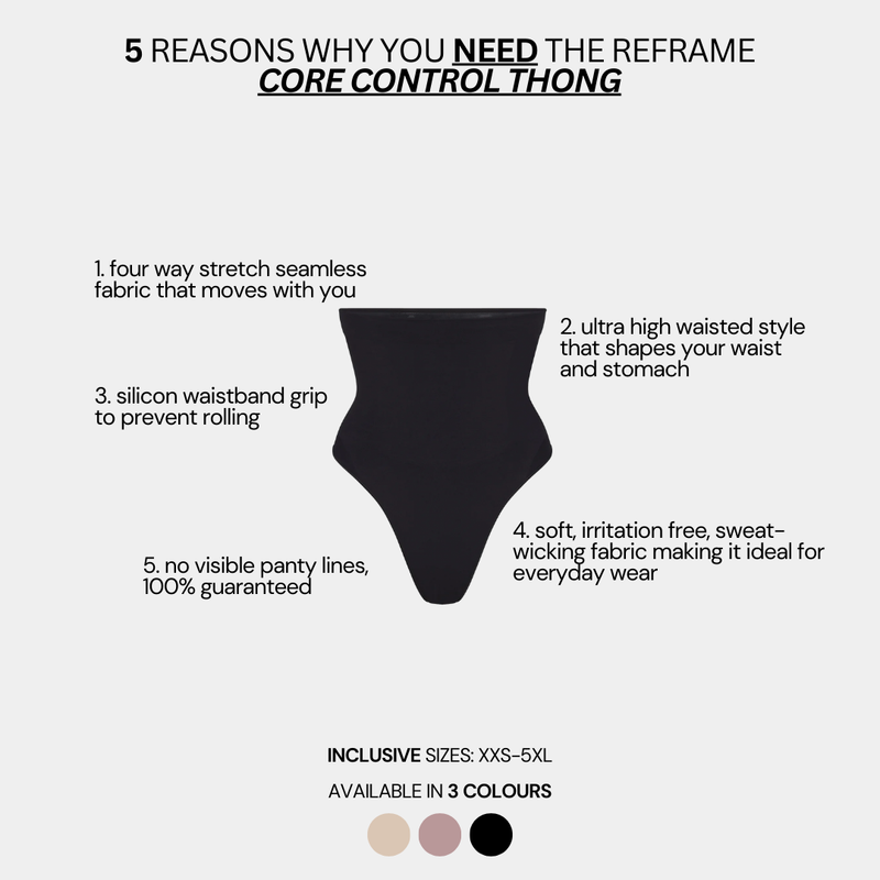 Core Control Thong