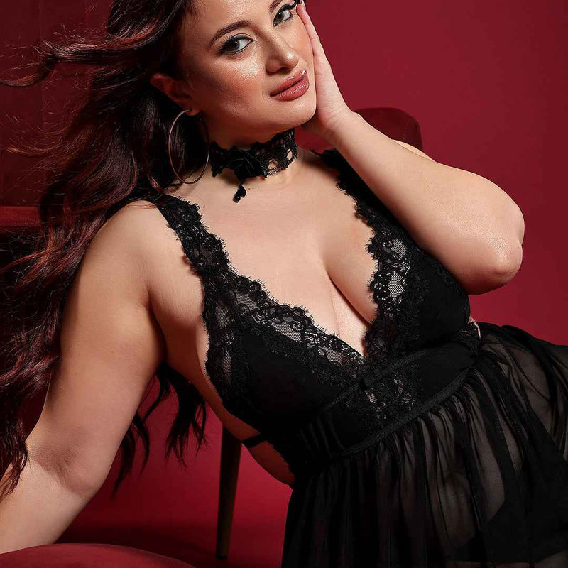 Women Plus Size Wedding Hot Bridal Honeymoon Babydoll Valentine