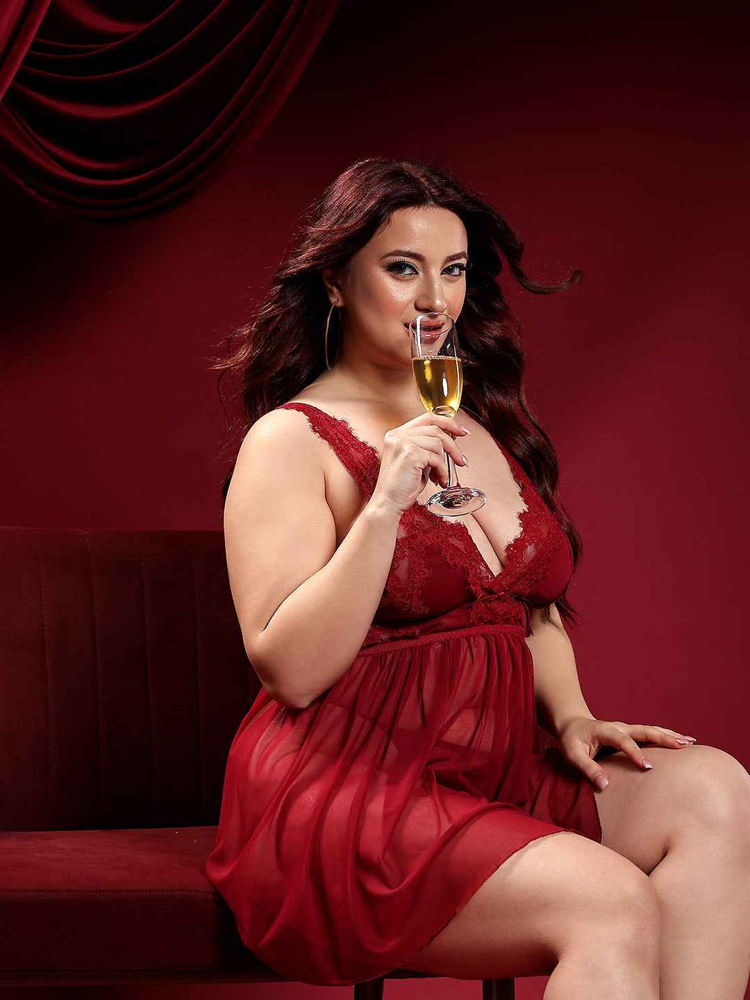 Women Plus Size Wedding Hot Bridal Honeymoon Babydoll Valentine