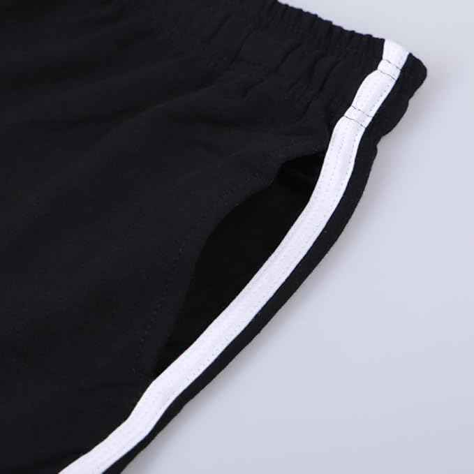 Plus Size for Women Cotton Sports Shorts for Dance, Yoga, Running