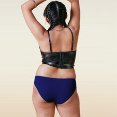 4 Pack - Blue Low-waist Bamboo Underwear
