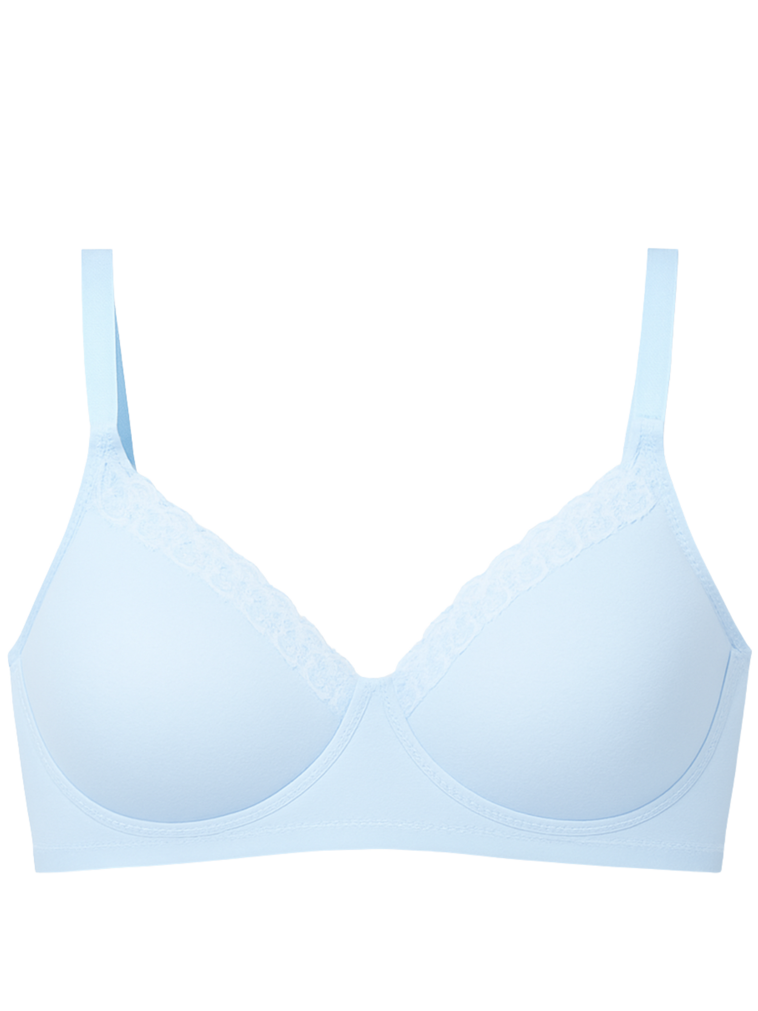 Lightly Padded T-Shirt Bra - Sky Blue