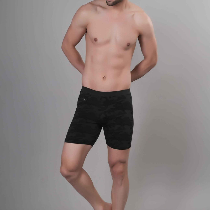 Men Mid-Rise Swim Shorts