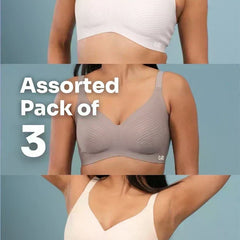Wave Bra - Assorted 3 Pack