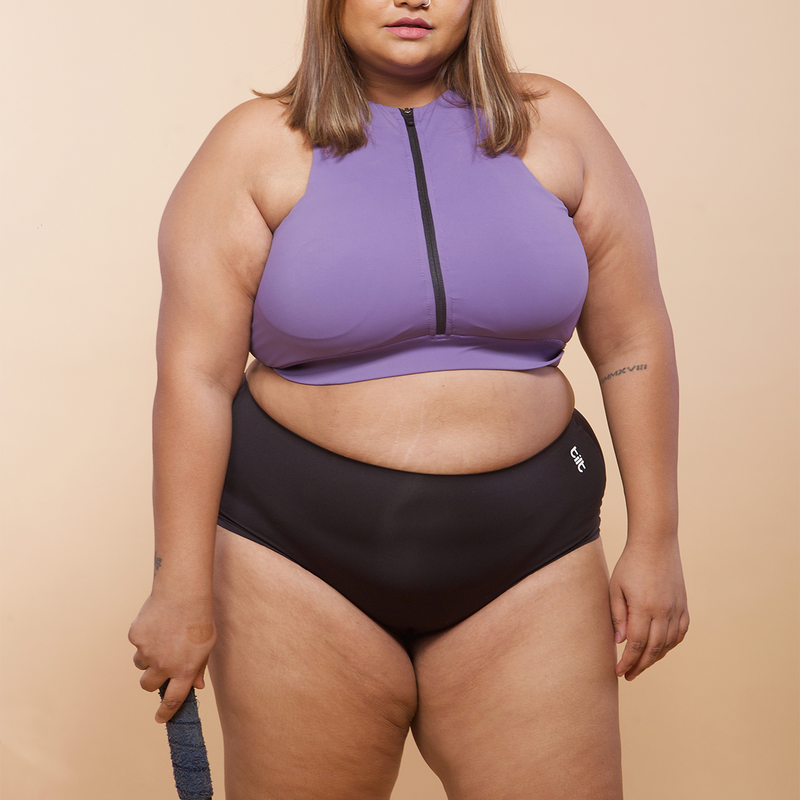 Black seamless panties women – Tilt Aero, workout & everyday wear.
