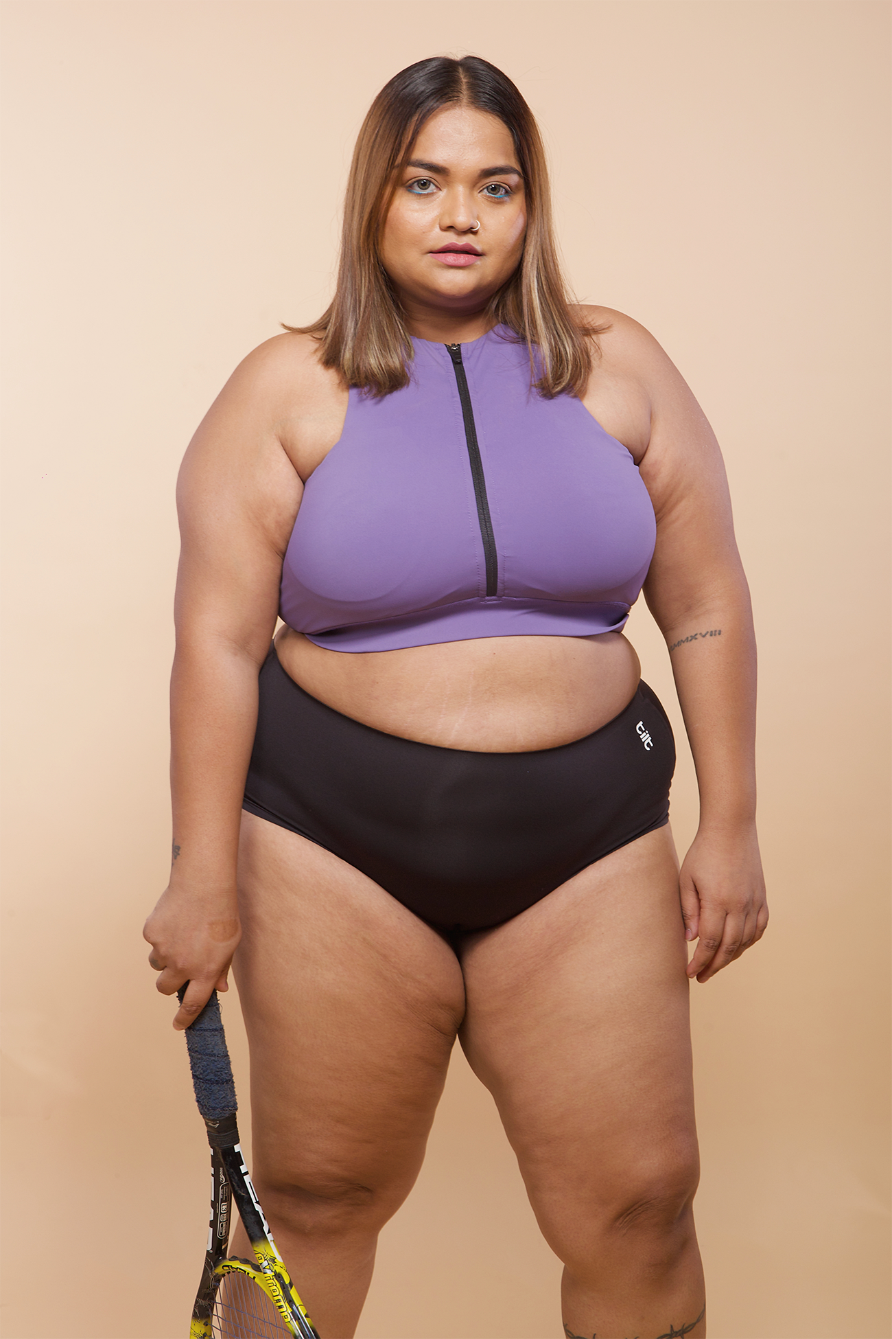 Black seamless panties women – Tilt Aero, workout & everyday wear.