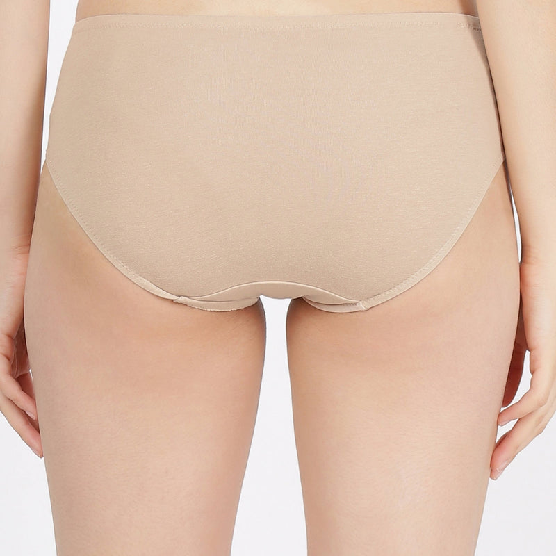 High Rise Full Coverage Cotton Modal Panty with Soft No-Mark Waistband