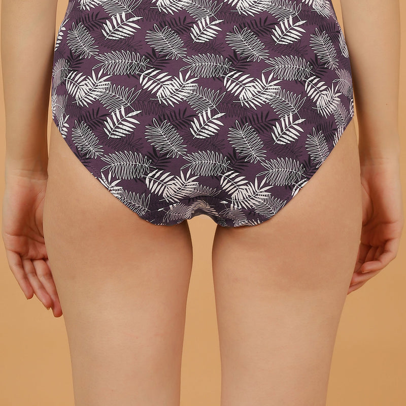 Printed High Rise Cotton Hipsters – Pack of 3